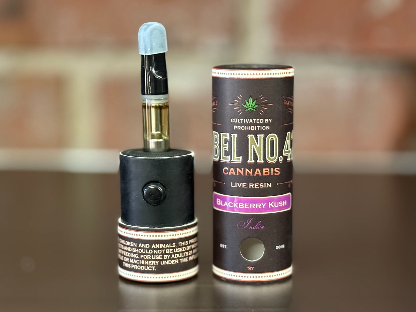 THCa Blackberry Kush Live Resin Cartridge – 1g